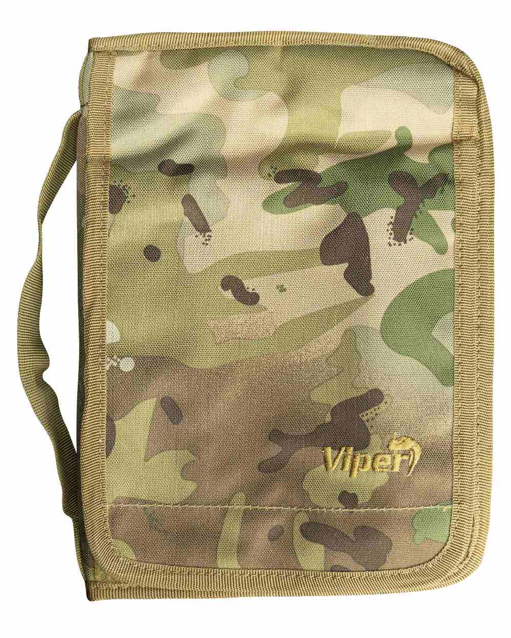 VCAM Coloured Viper Notebook Holder Camo on white background 