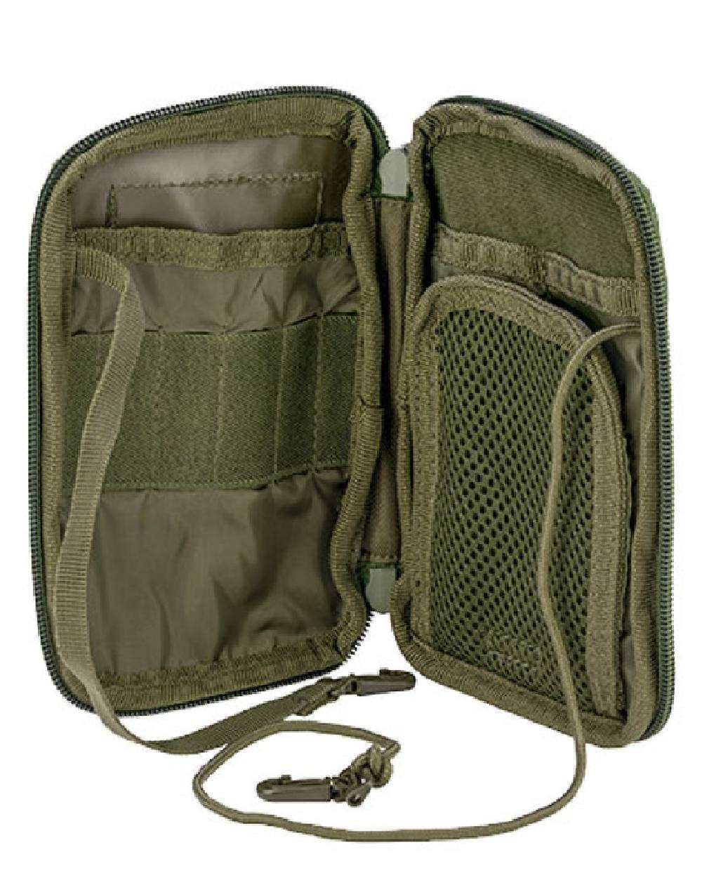 Green Coloured Viper Operators Pouch on white background 