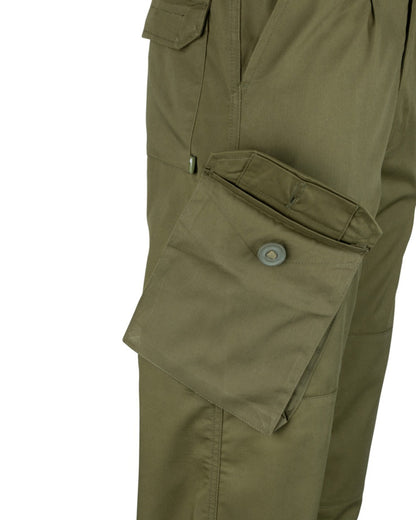 Green Coloured Viper PCS Trousers on white background 