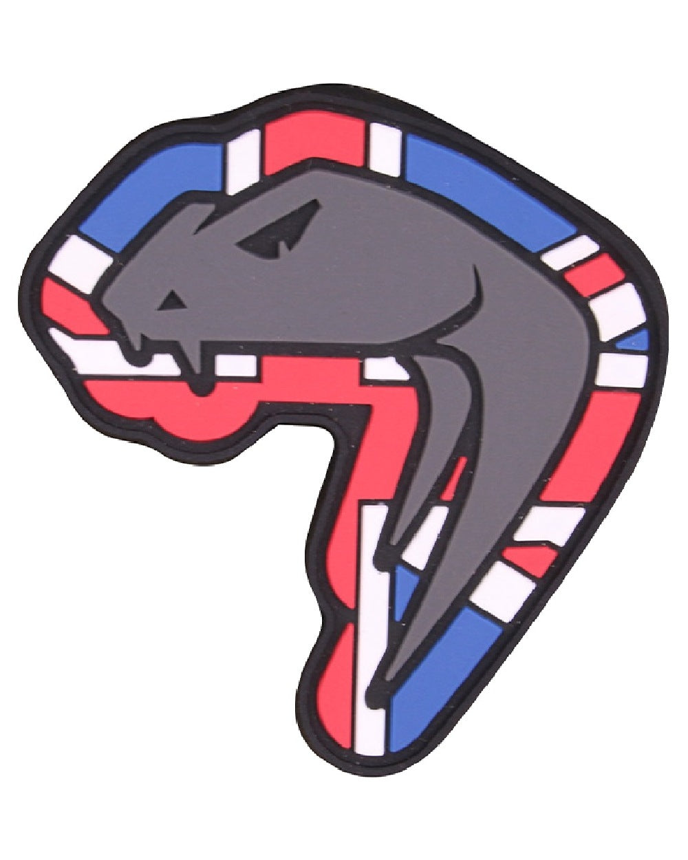 Patriot Patch Style Viper Patriot Rubber Patch on white background 