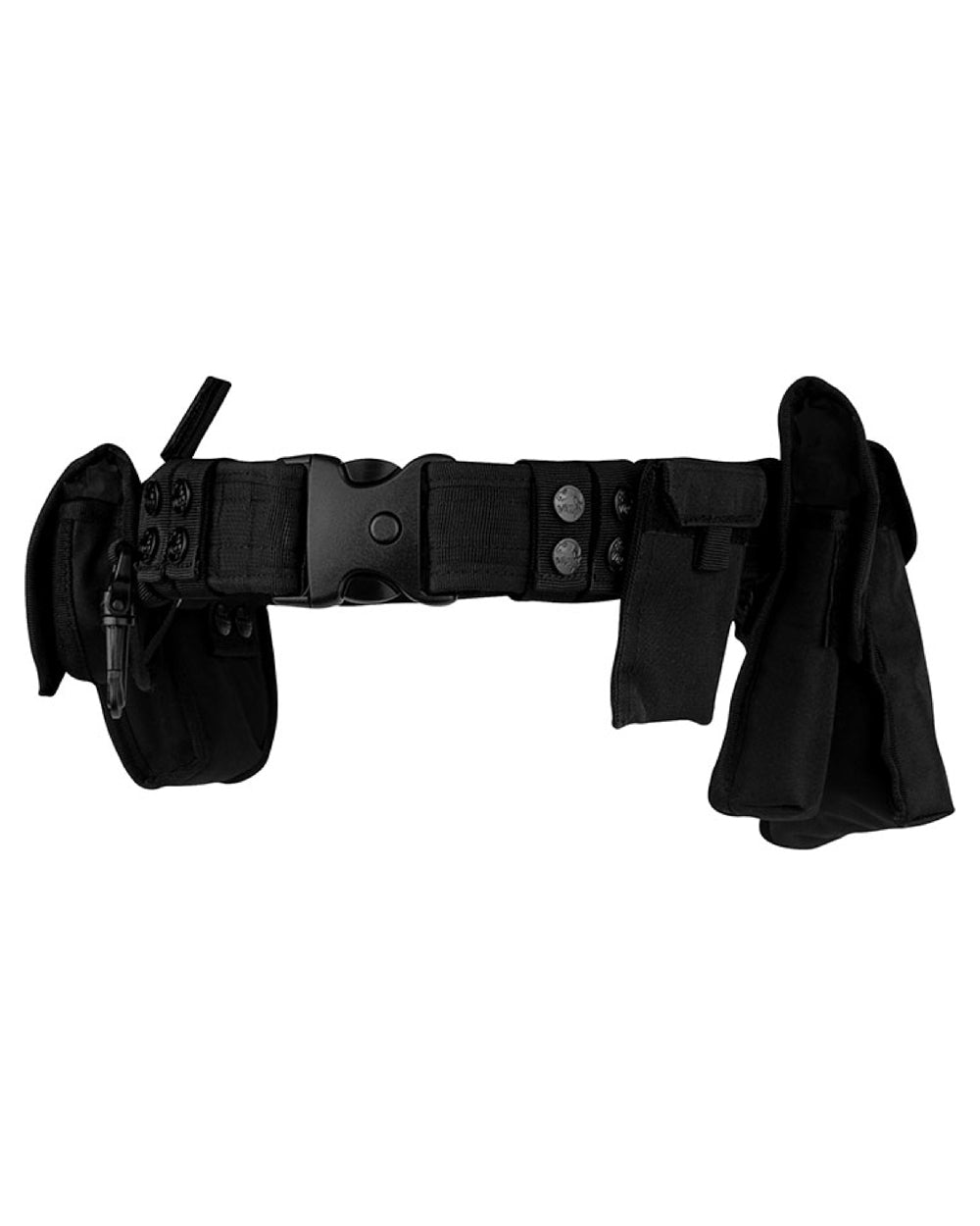 Black Coloured Viper Patrol Belt System on white background 