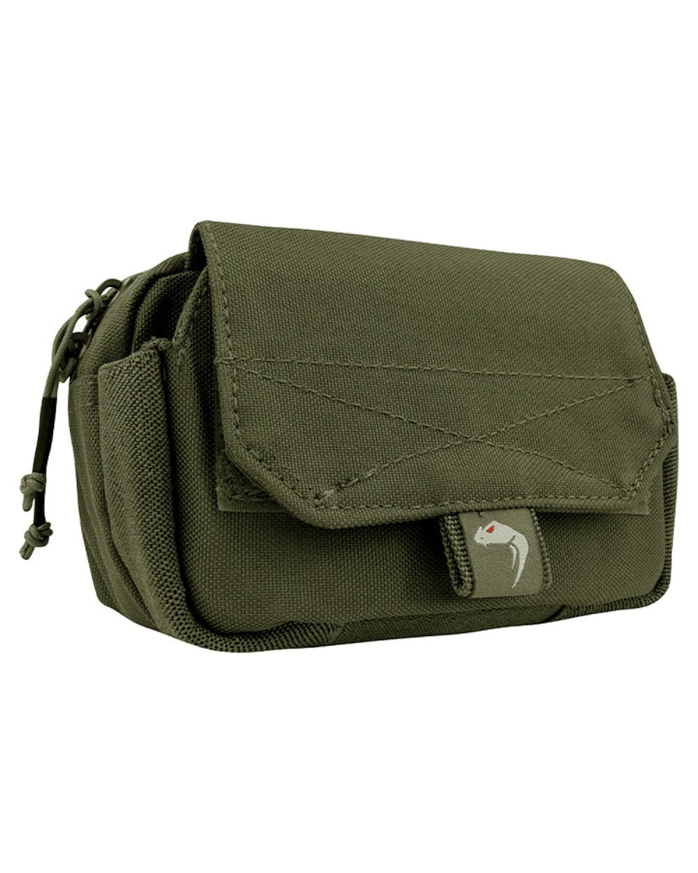 Green Coloured Viper Phone Utility Pouch on white background 