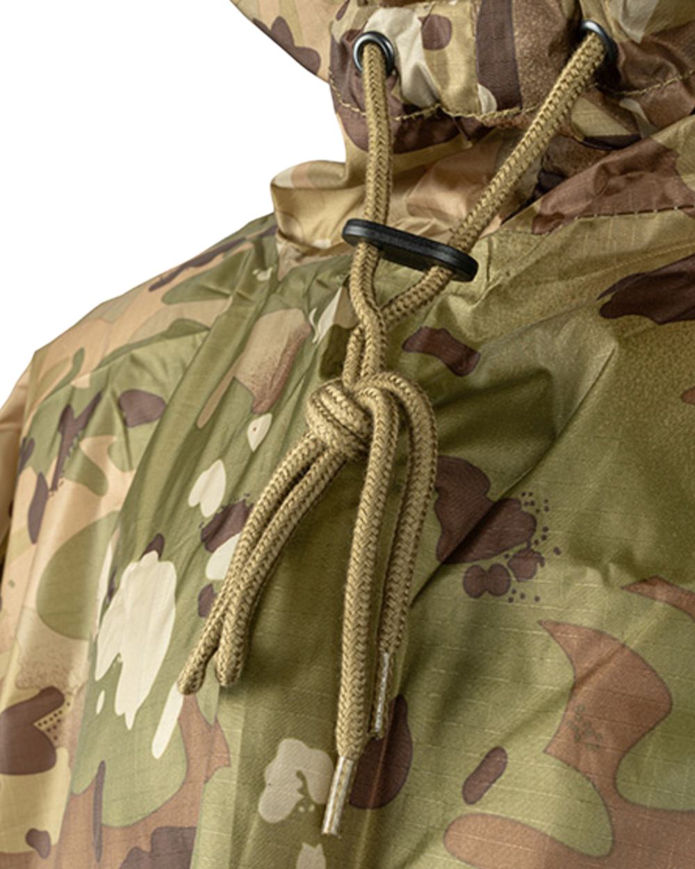 VCAM Coloured Viper Poncho on white background 