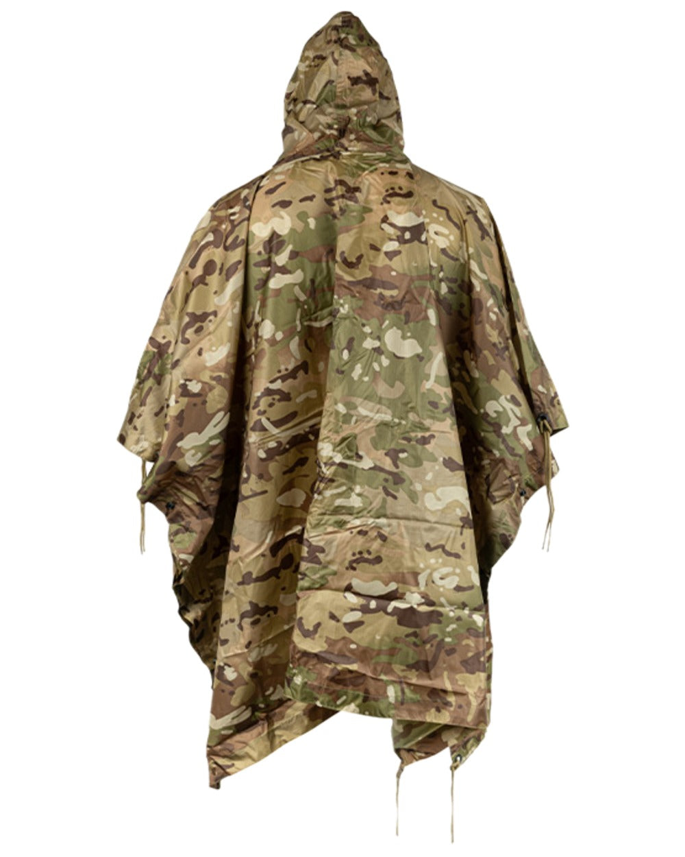VCAM Coloured Viper Poncho on white background 