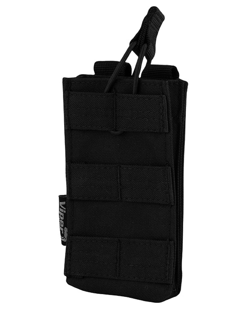 Black Coloured Viper Quick Release Mag Pouch on white background 