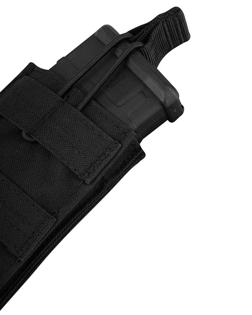 Black Coloured Viper Quick Release Mag Pouch on white background 