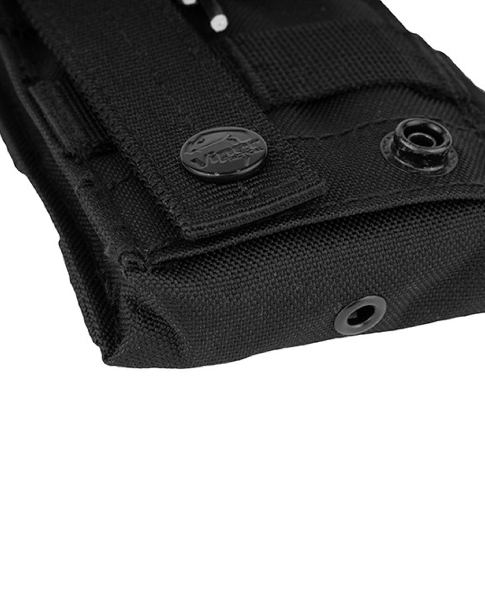 Black Coloured Viper Quick Release Mag Pouch on white background 