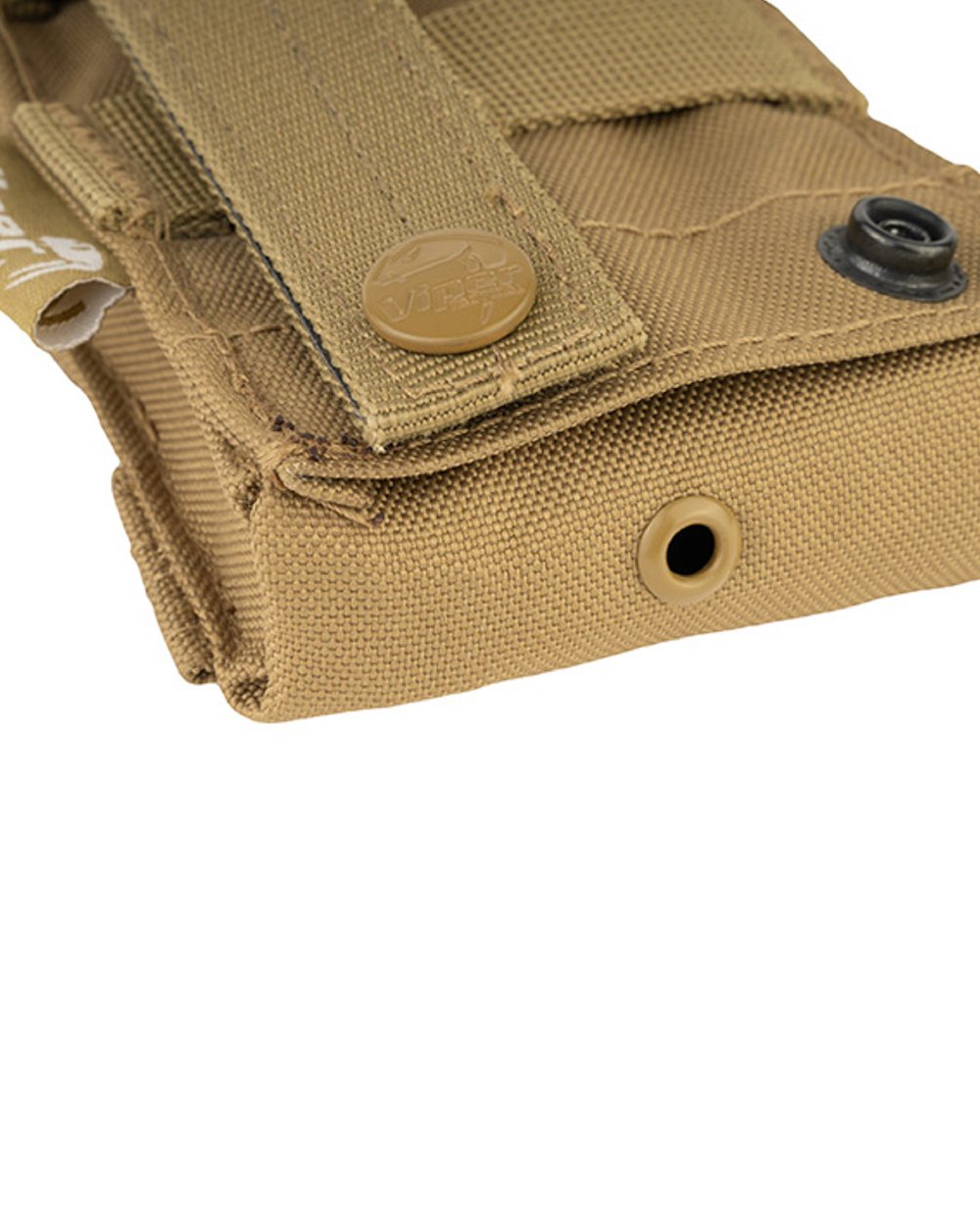 Coyote Coloured Viper Quick Release Mag Pouch on white background 