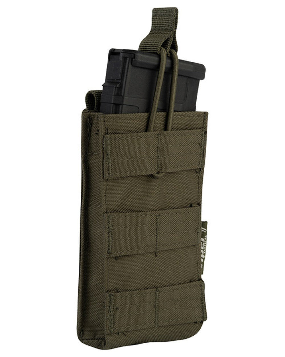 Green Coloured Viper Quick Release Mag Pouch on white background 