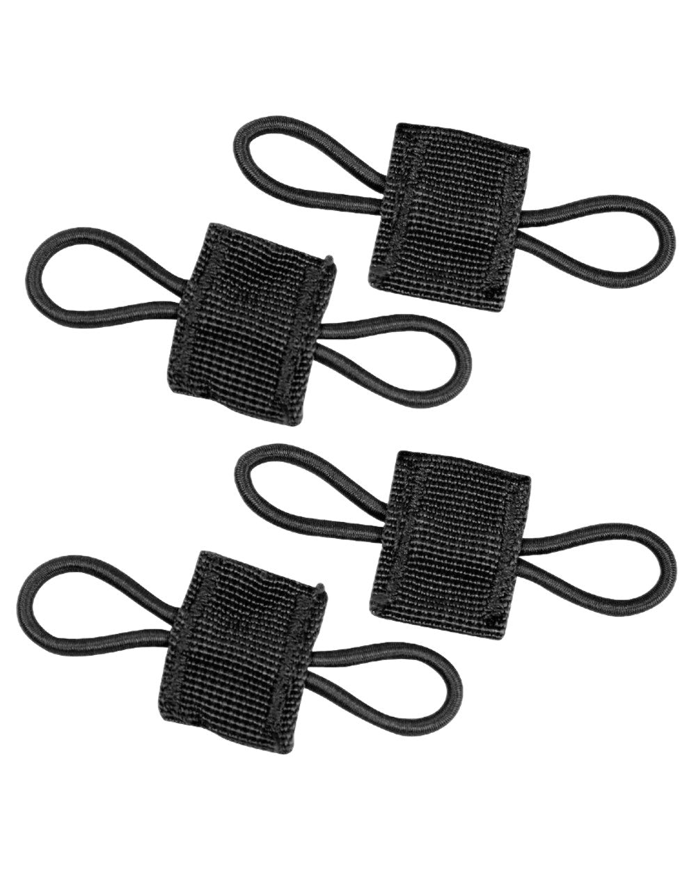 Black Coloured Viper Retainers on white background 