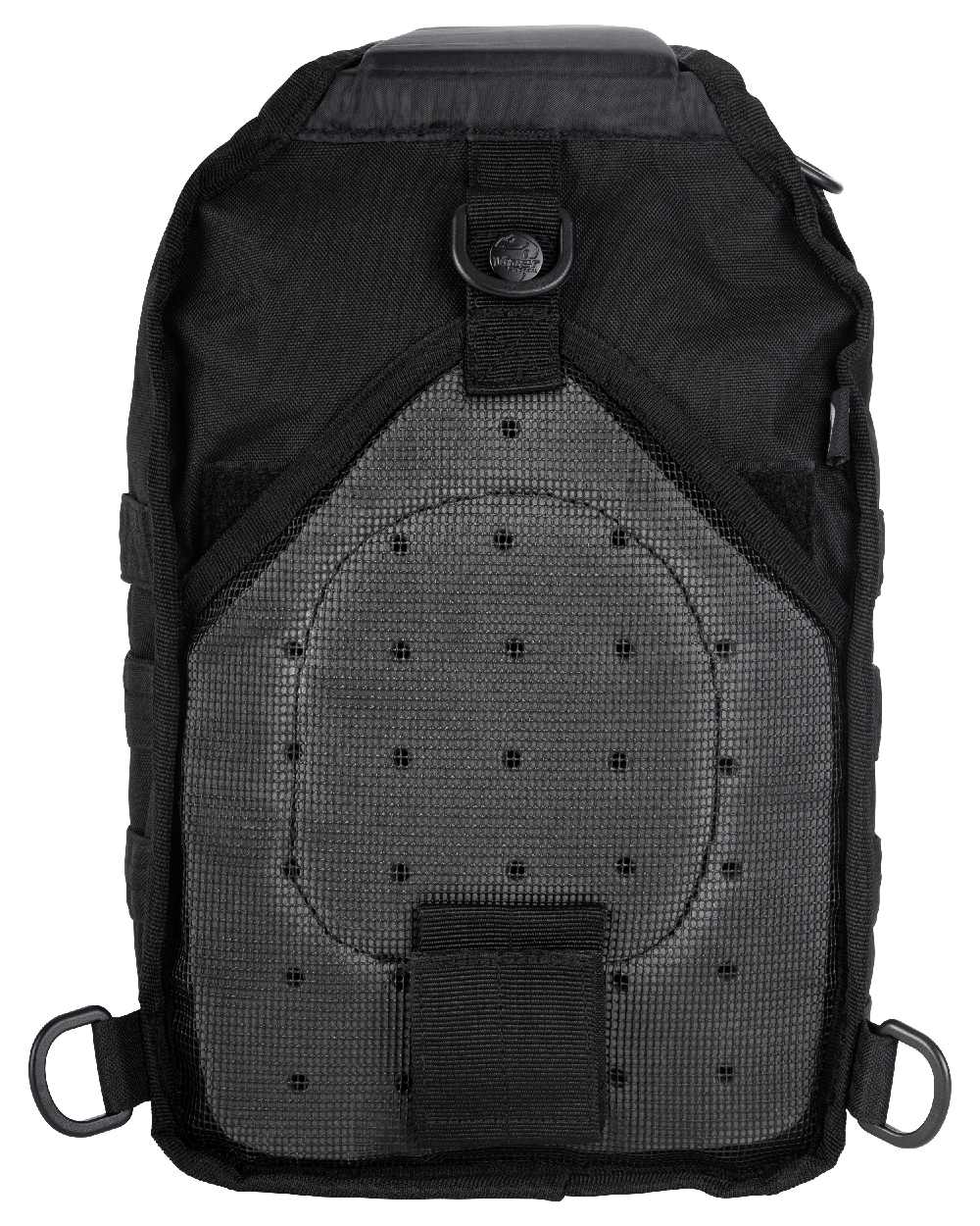 Black Coloured Viper Shoulder Pack on white background 