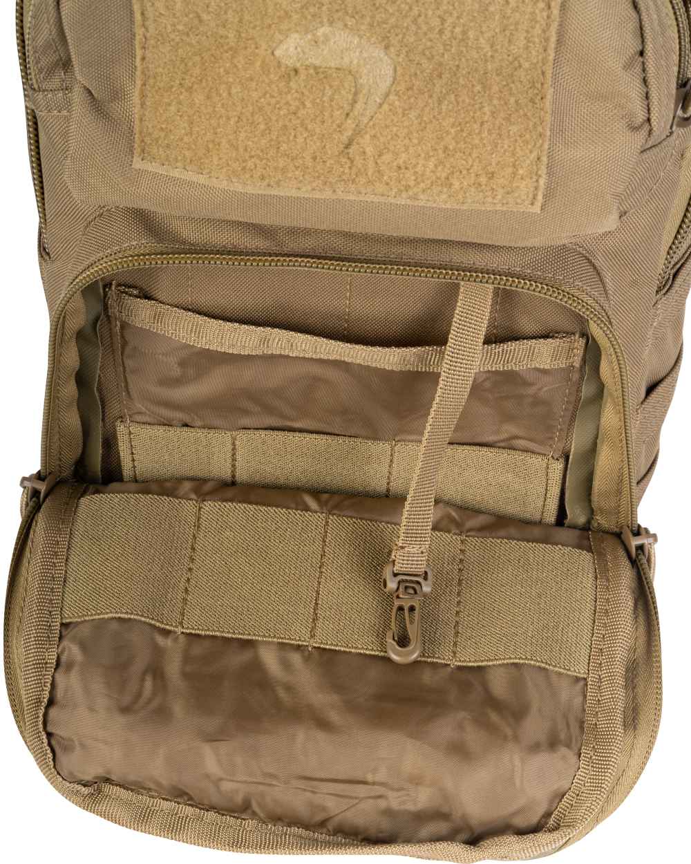 Coyote Coloured Viper Shoulder Pack on white background 