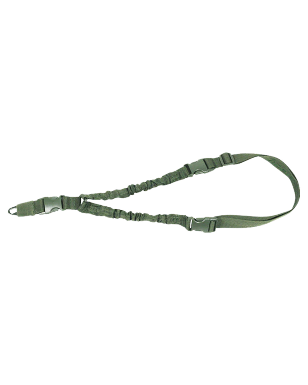Green Coloured Viper Single Point Bungee Sling on white background 