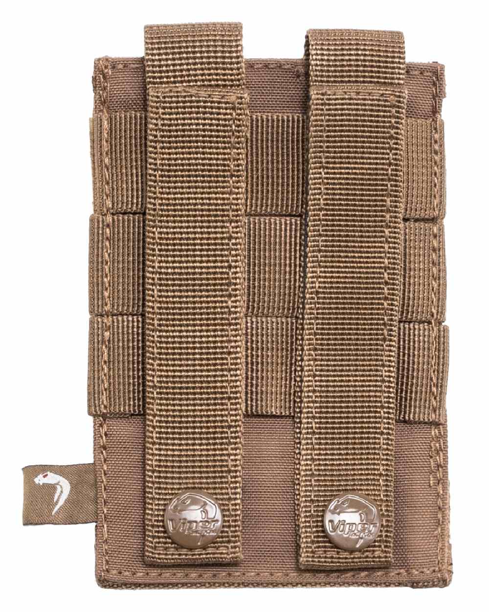 Dark Coyote Coloured Viper Single Rifle Mag Plate on white background 