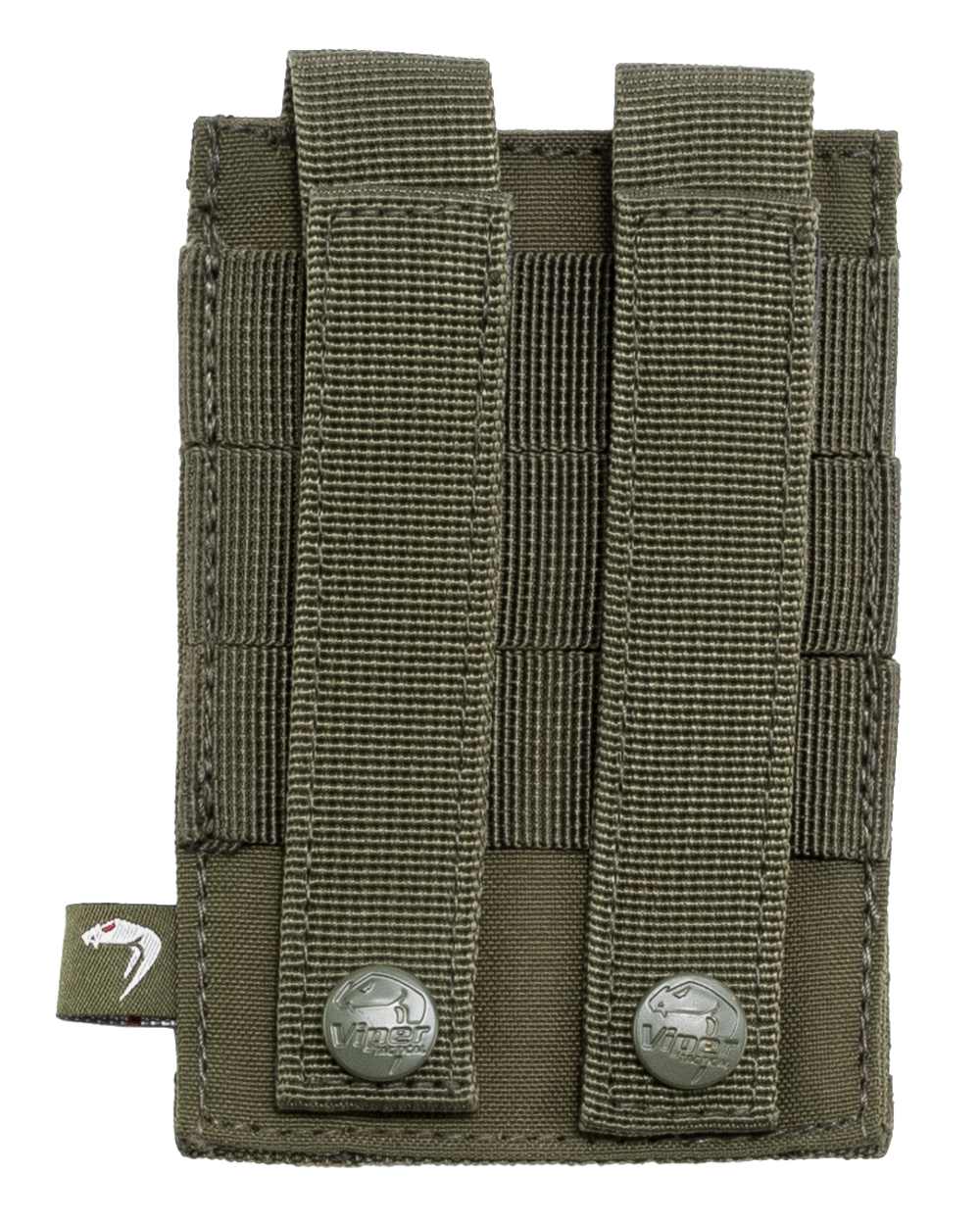 Green Coloured Viper Single Rifle Mag Plate on white background 