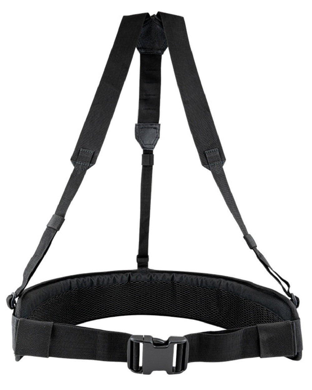 Black Coloured Viper Skeleton Harness Set on white background 