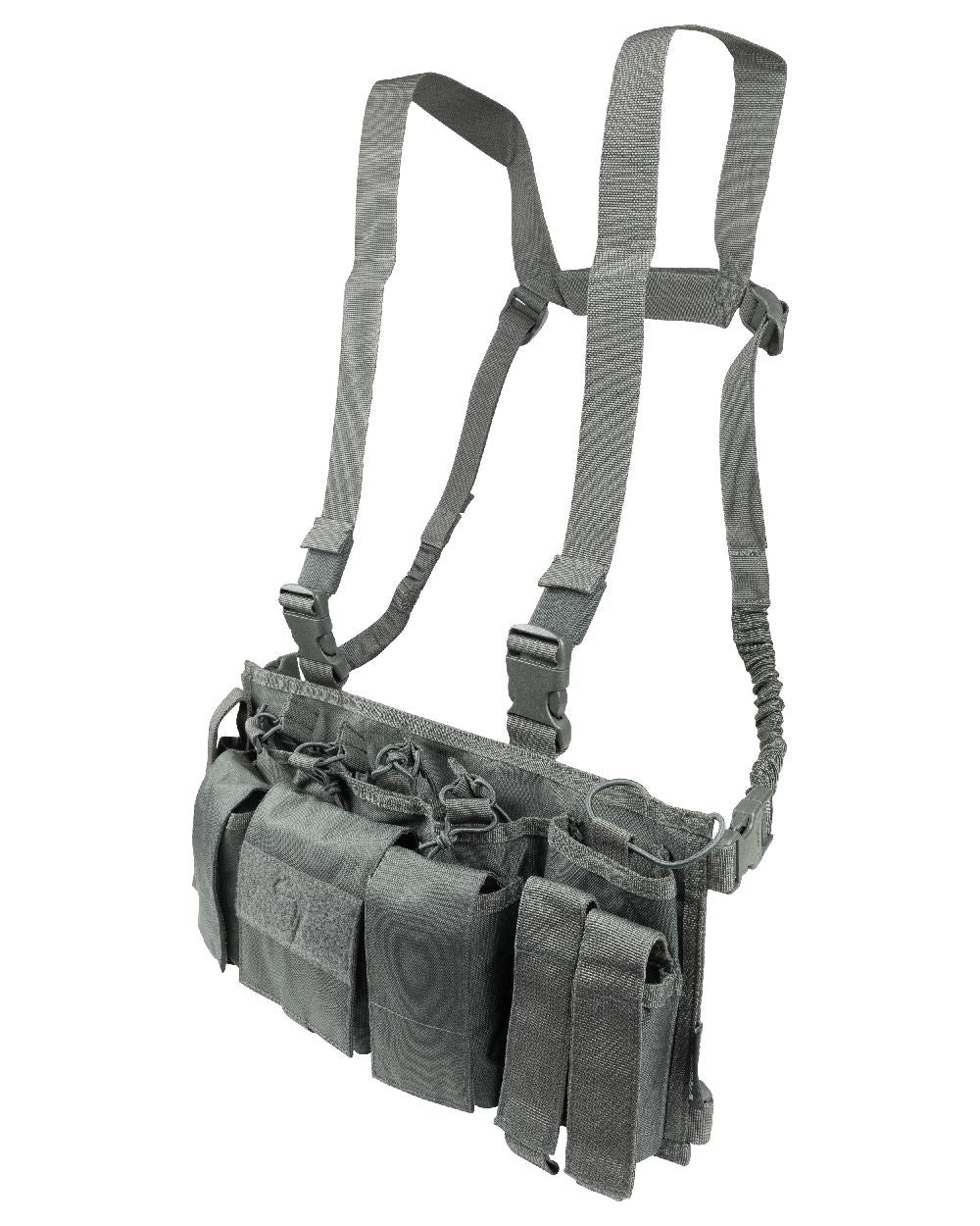 Titanium Coloured Viper Special Ops Chest Rig on white background 