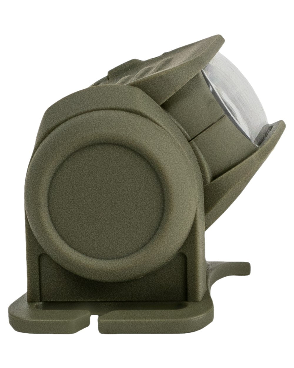 Green Coloured Viper Special Ops Head Torch on white background 