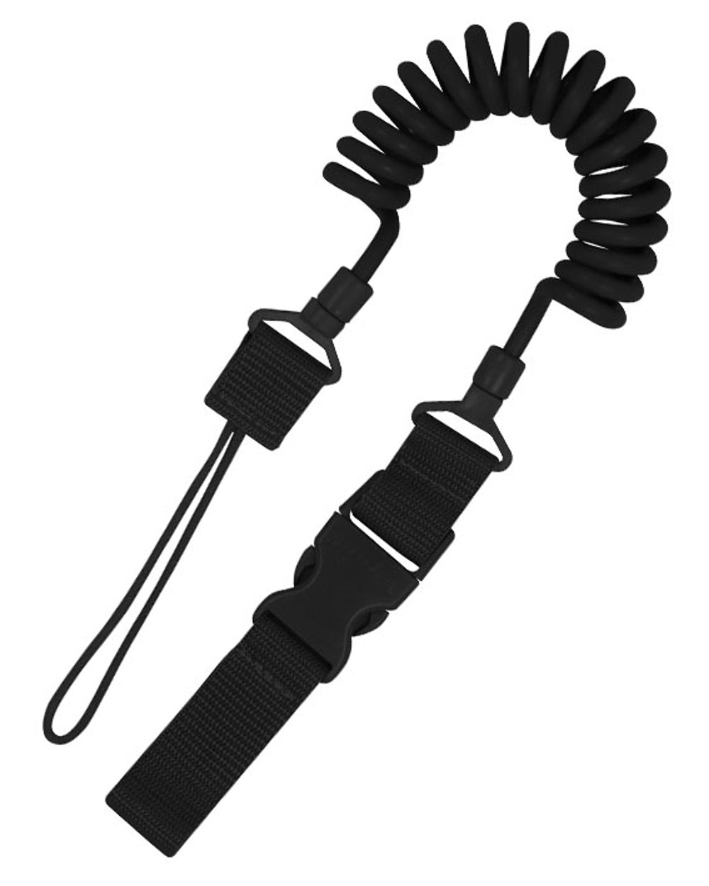 Black Coloured Viper Special Ops Lanyard on white background 