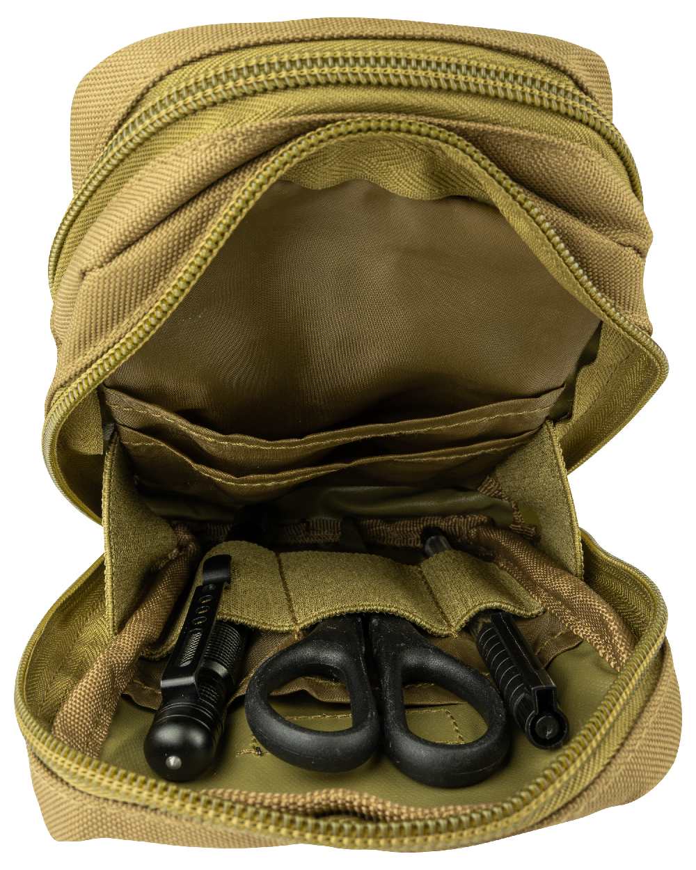 Coyote Coloured Viper Splitter Pouch on white background 