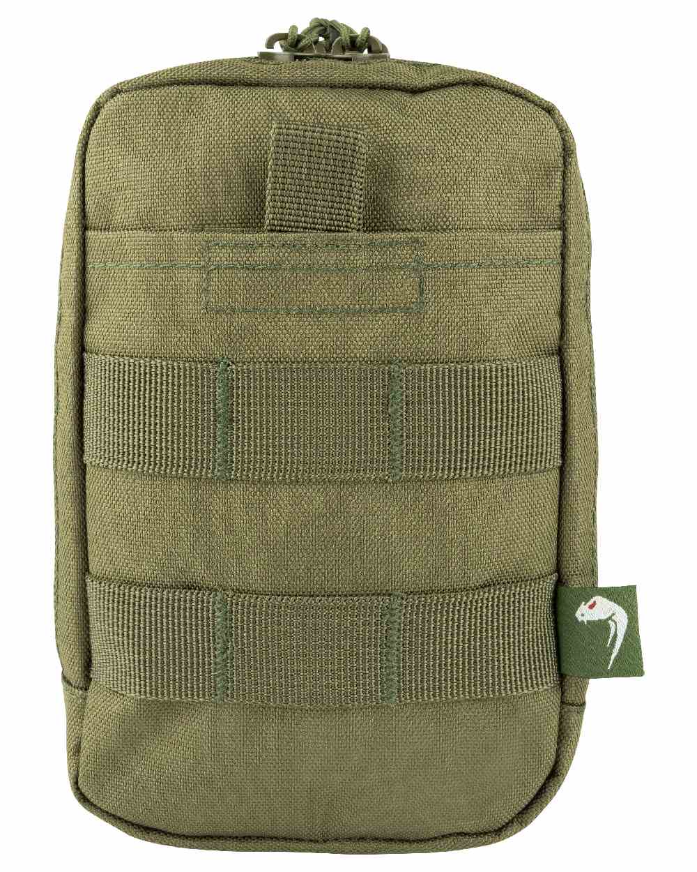 Green Coloured Viper Splitter Pouch on white background 