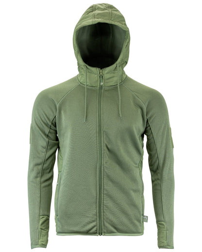 Green coloured Viper Storm Hoodie on white background 