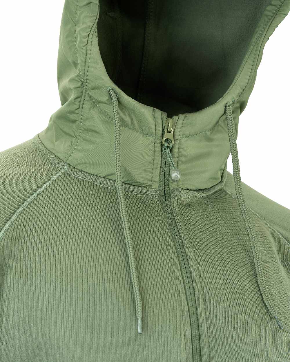 Green coloured Viper Storm Hoodie on white background 