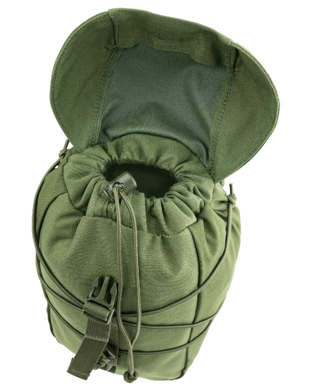Green Coloured Viper Stuffa Pouch on white background 