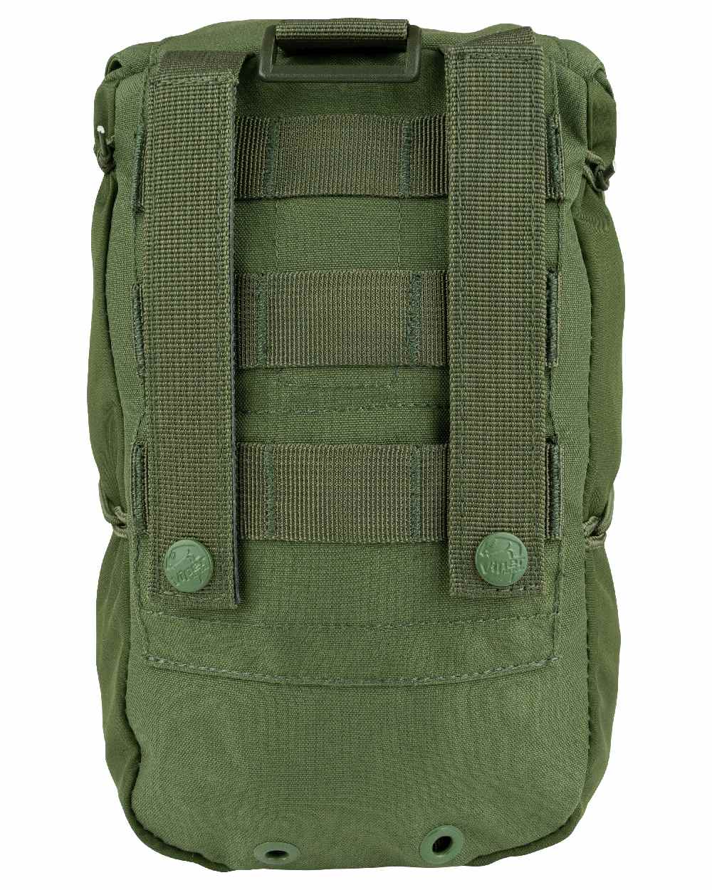 Green Coloured Viper Stuffa Pouch on white background 
