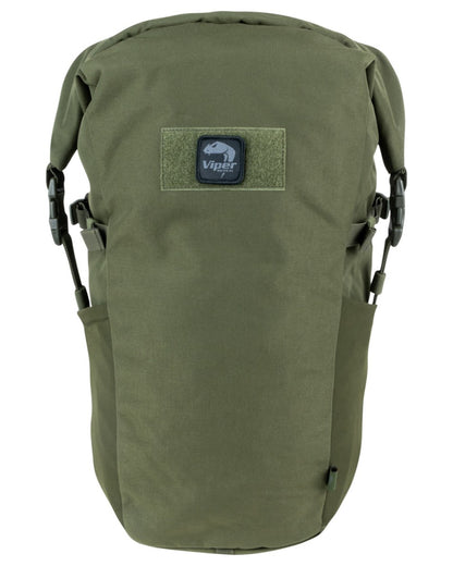 Green coloured Viper Tactical Fold Top Pack on white background 