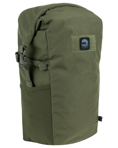 Green coloured Viper Tactical Fold Top Pack on white background 