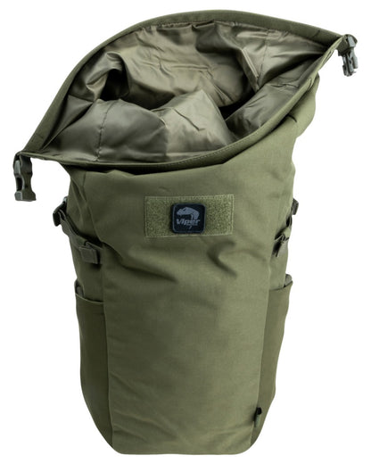 Green coloured Viper Tactical Fold Top Pack on white background 