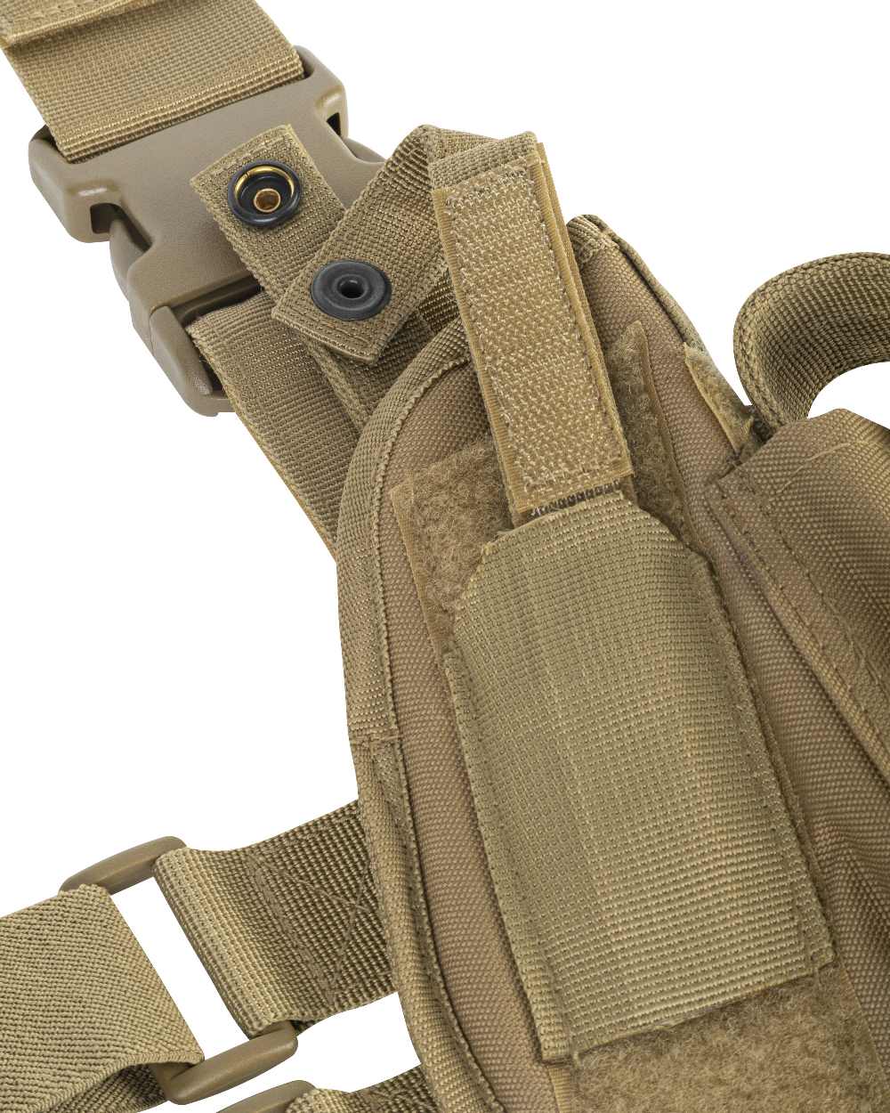 Coyote Coloured Viper Tactical Leg Holster on white background 