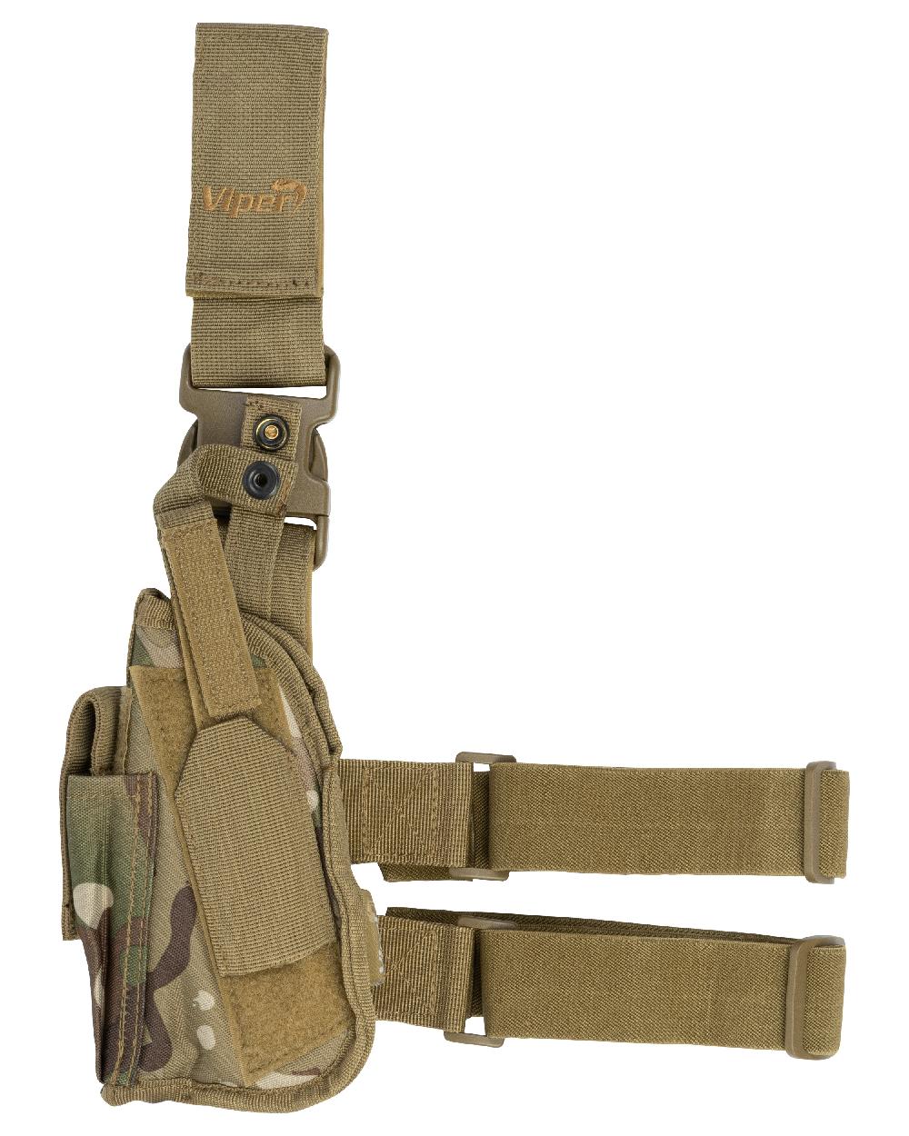VCAM Coloured Viper Tactical Leg Holster Left Handed on white background 