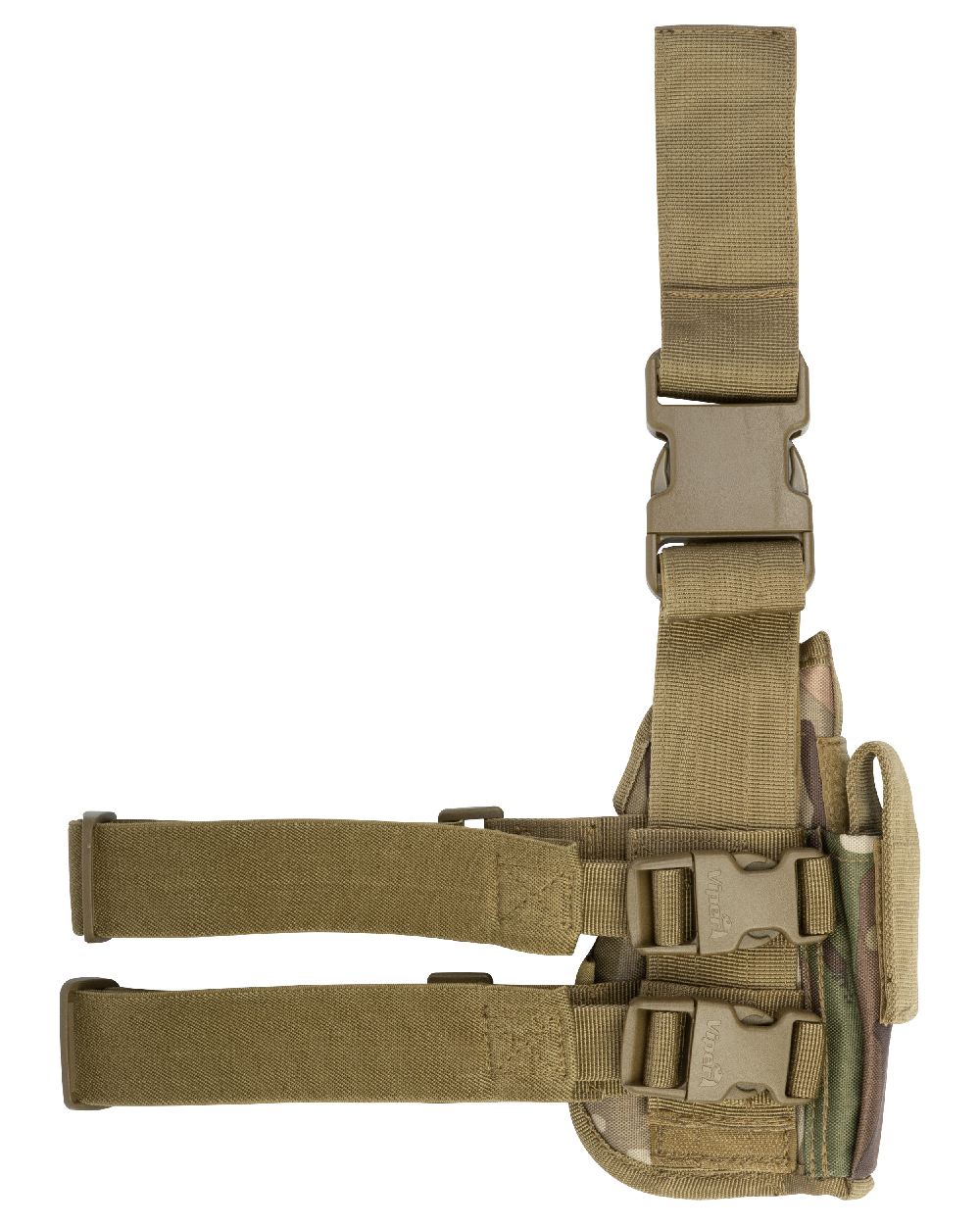 VCAM Coloured Viper Tactical Leg Holster Left Handed on white background 