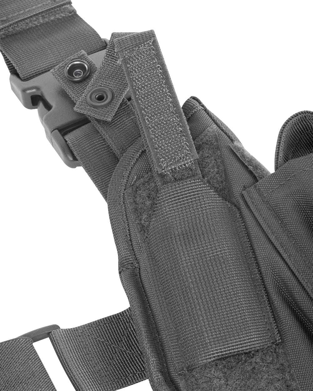 Titanium Coloured Viper Tactical Leg Holster on white background 