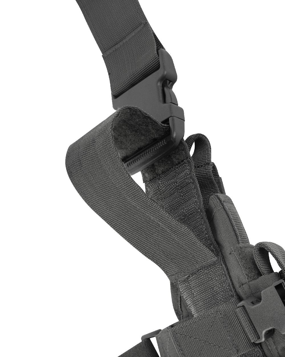 Titanium Coloured Viper Tactical Leg Holster on white background 