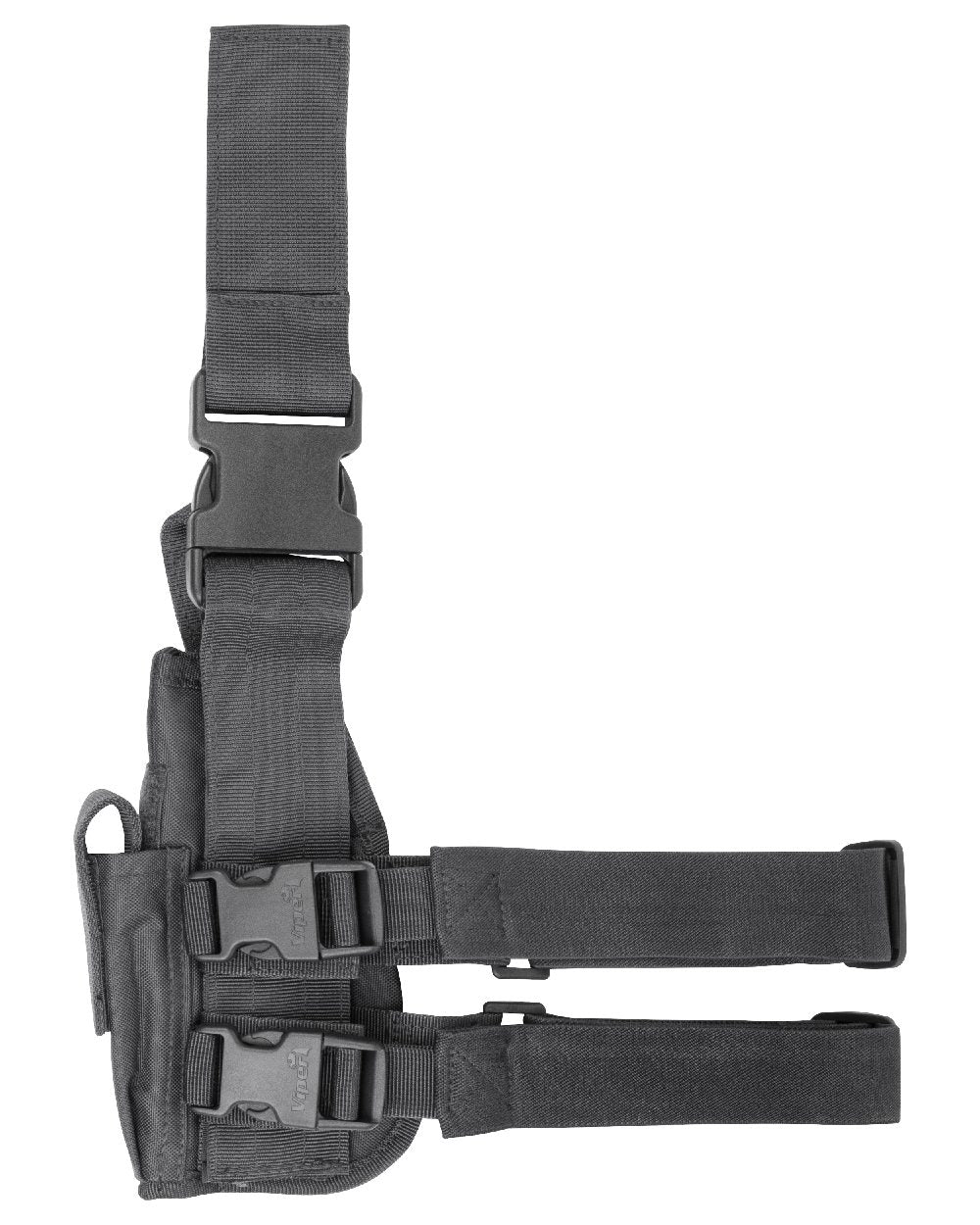Titanium Coloured Viper Tactical Leg Holster on white background 