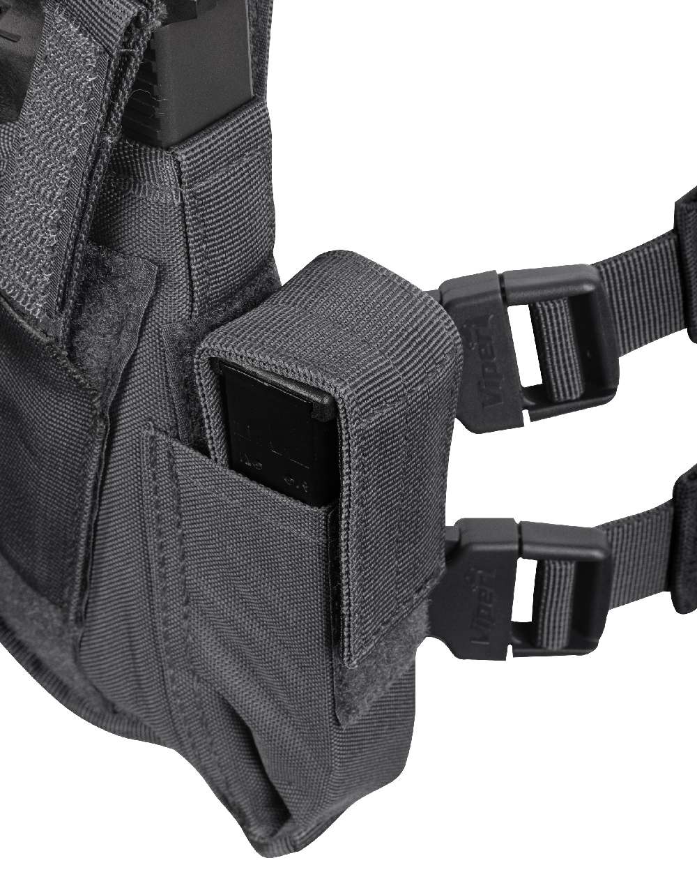 Titanium Coloured Viper Tactical Leg Holster on white background 