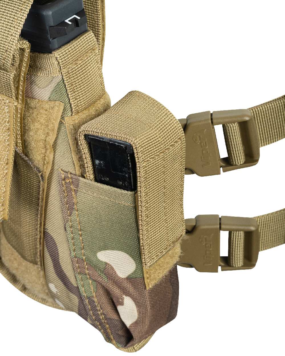 VCAM Coloured Viper Tactical Leg Holster on white background 