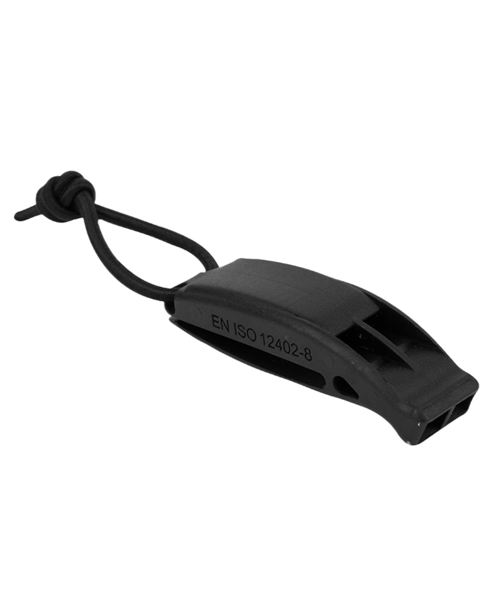 Black Coloured Viper Tactical Whistle on white background 
