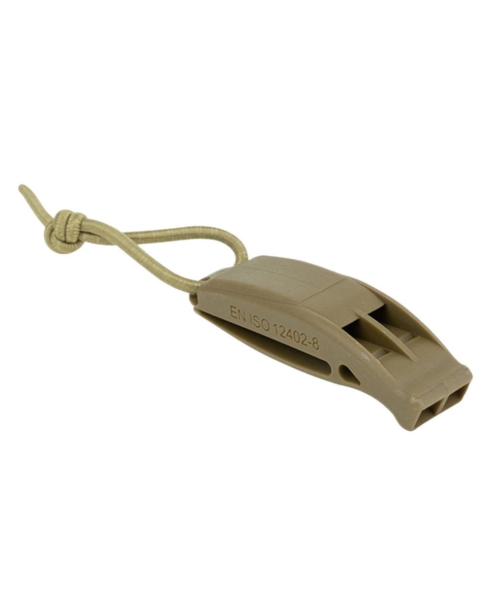 Coyote Coloured Viper Tactical Whistle on white background 