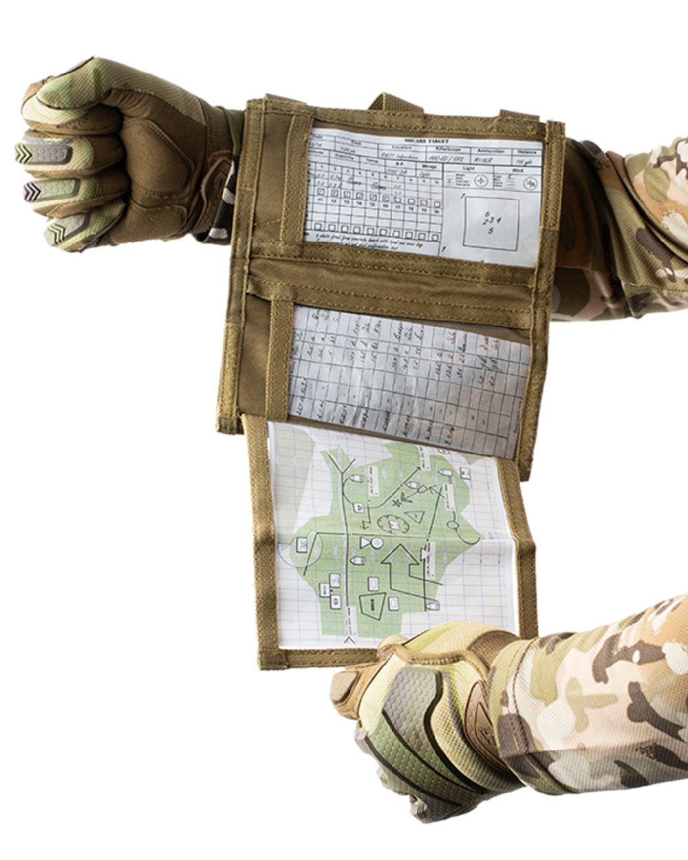 Coyote Coloured Viper Tactical Wrist Case on white background 
