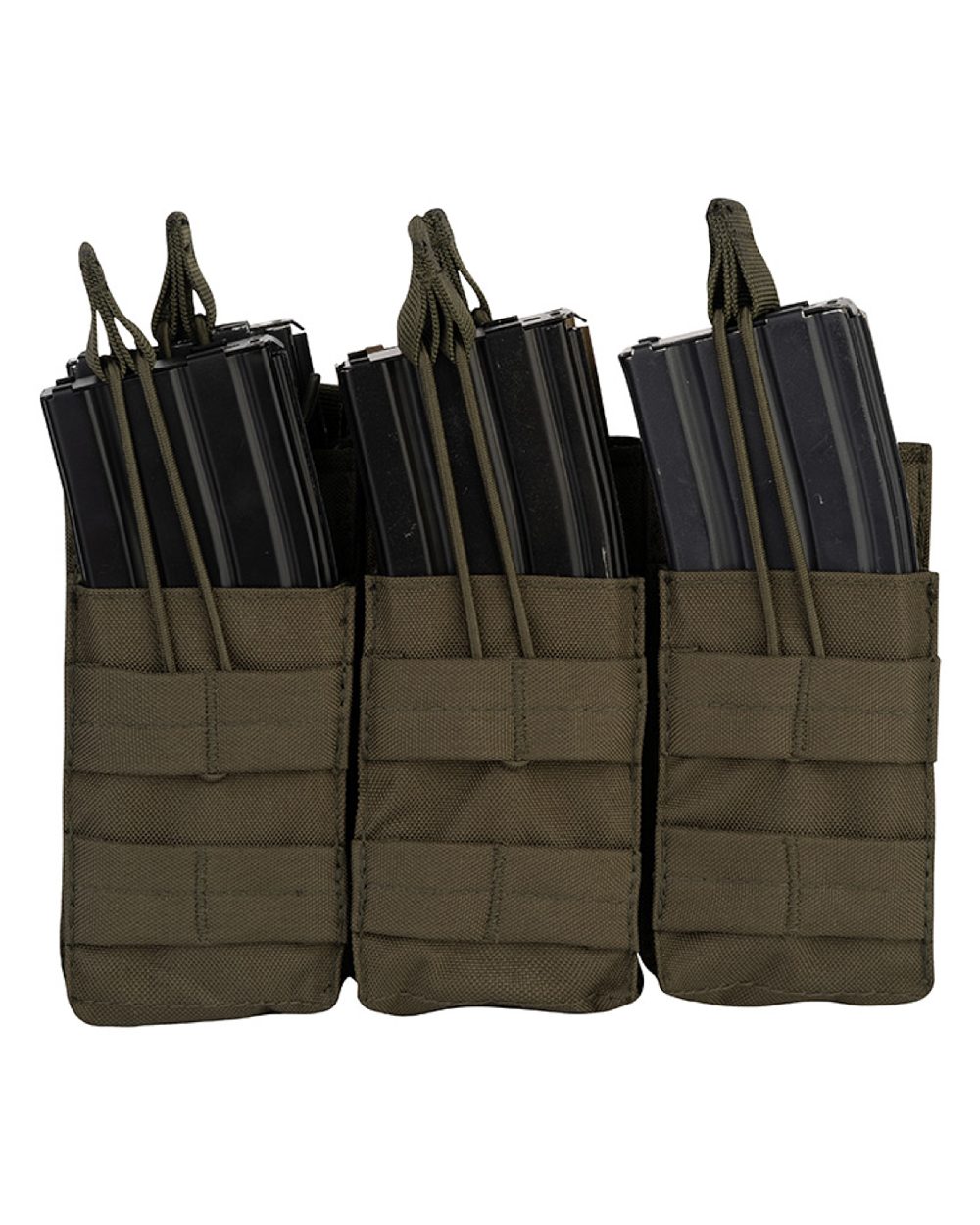 Green Coloured Viper Treble Duo Mag Pouch on white background 
