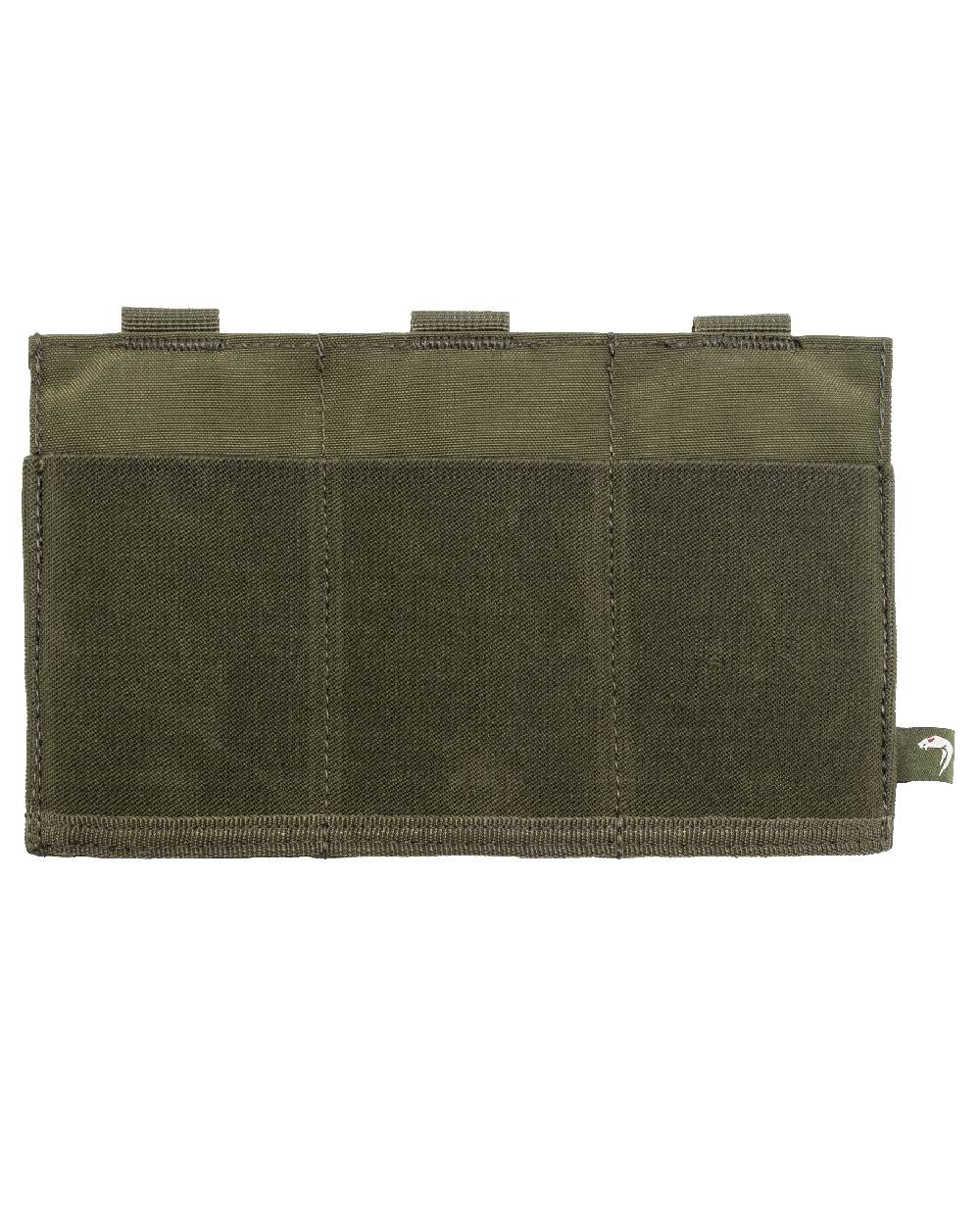 Green Coloured Viper Triple Rifle Mag Plate on white background 