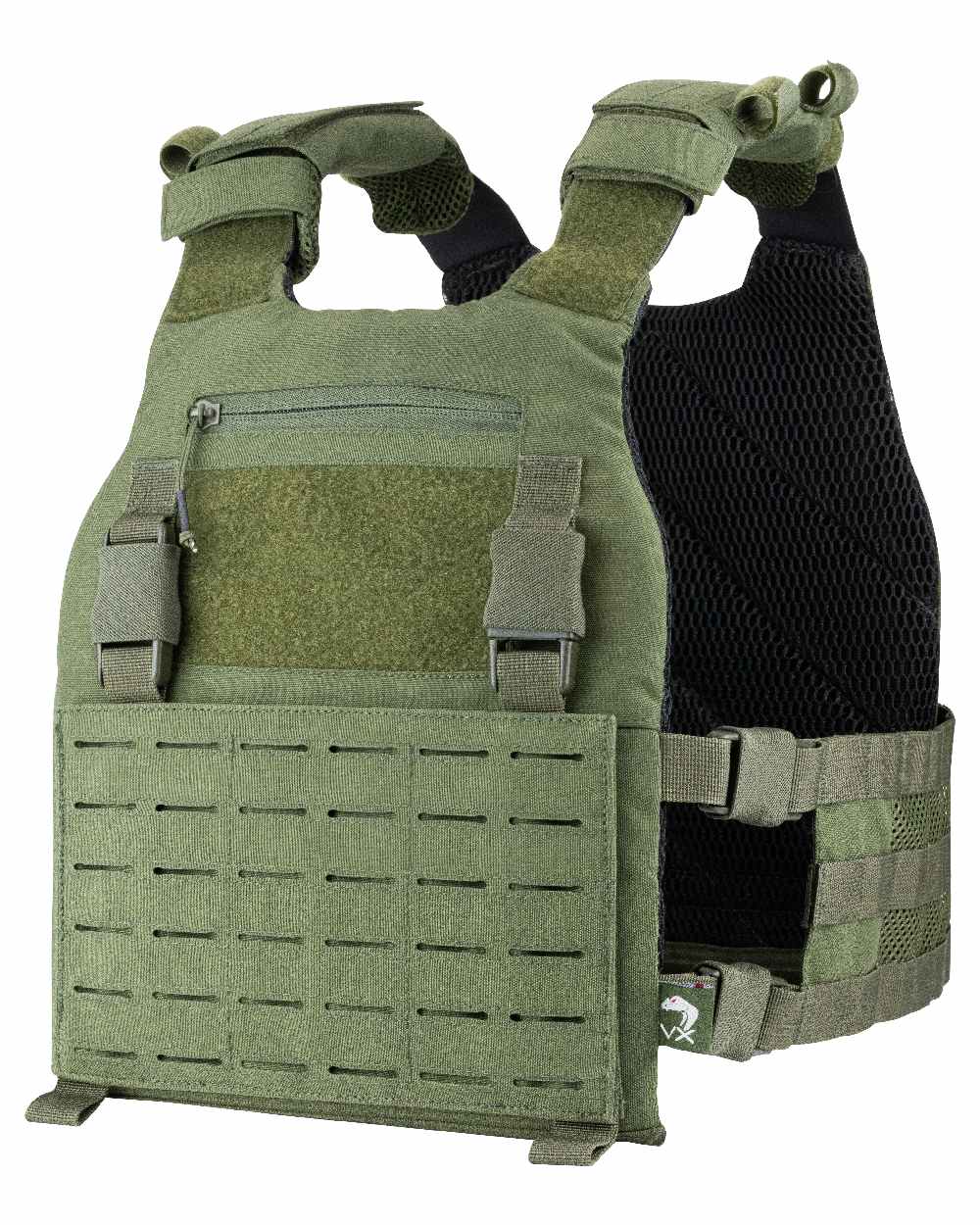 Green Coloured Viper VX Buckle Up Carrier Gen2 on white background 