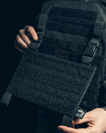 Black Coloured Viper VX Buckle Up Panel on blurry background 