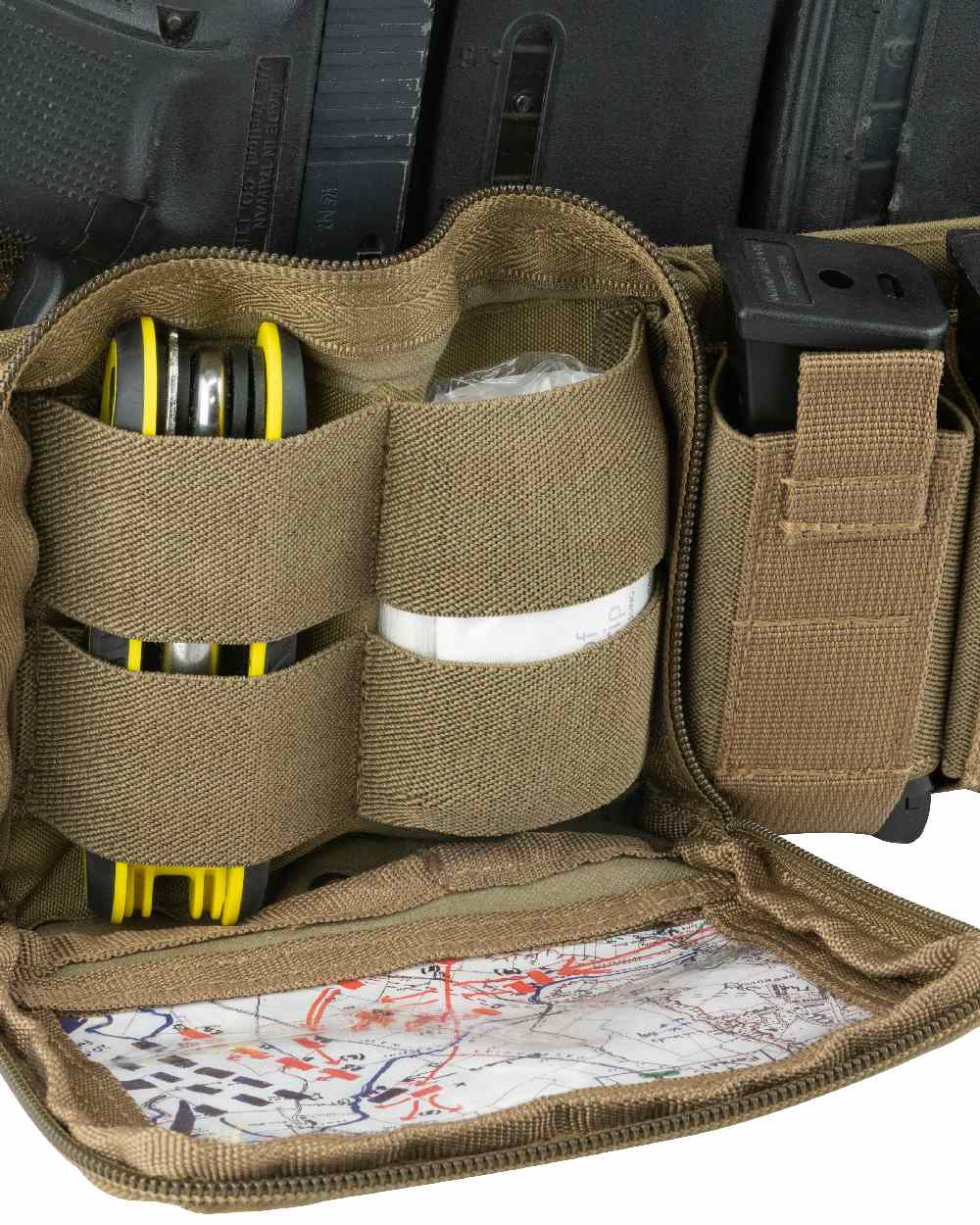Coyote Coloured Viper VX Buckle Up Ready Rig on white background 