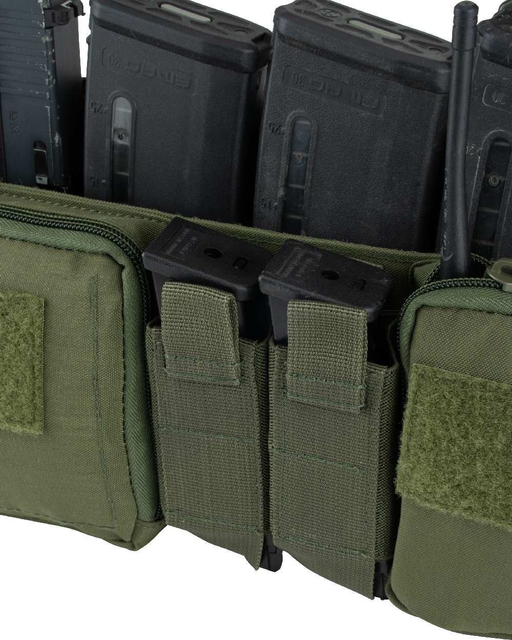 Green Coloured Viper VX Buckle Up Ready Rig on white background 
