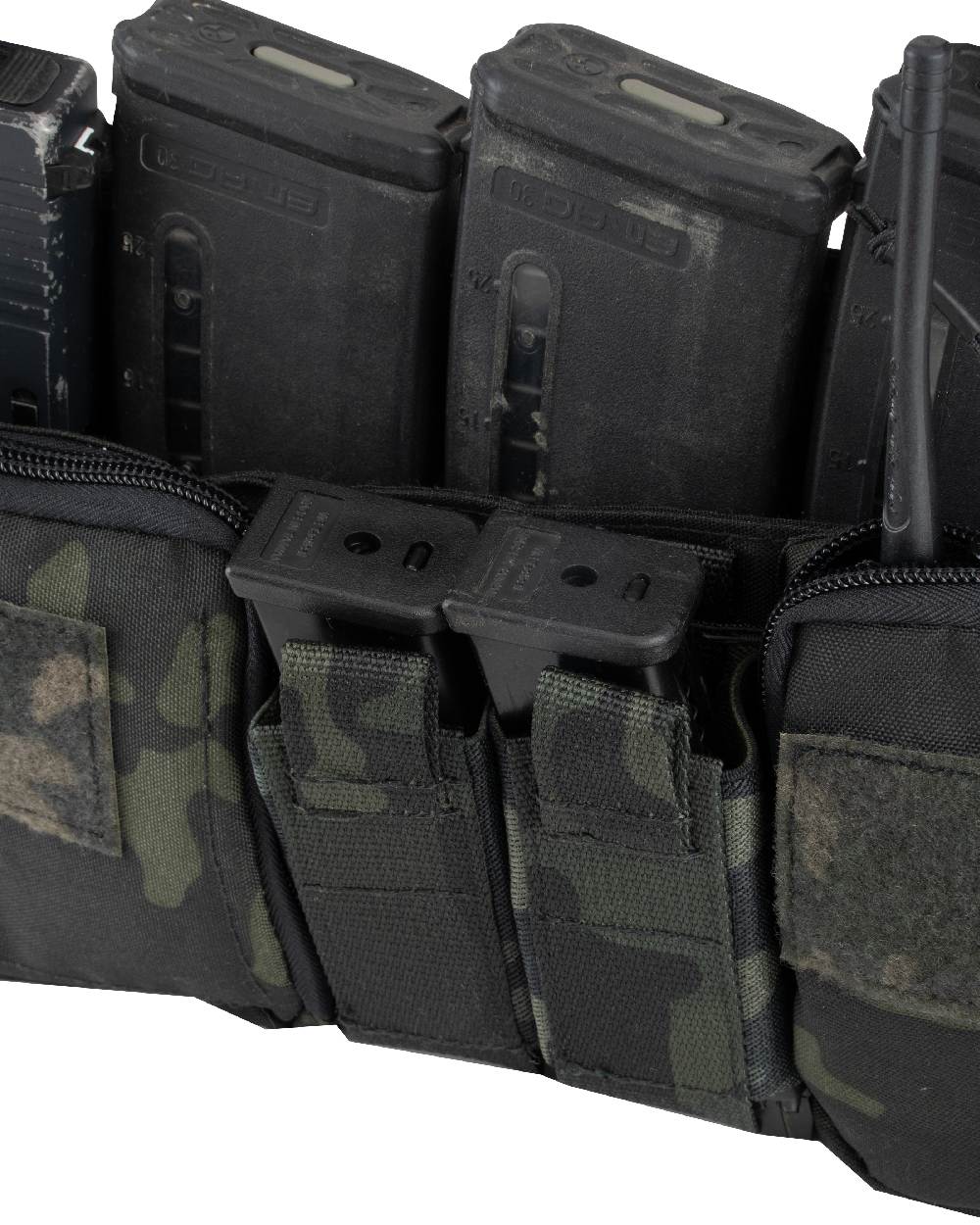 VCAM Black Coloured Viper VX Buckle Up Ready Rig on white background 